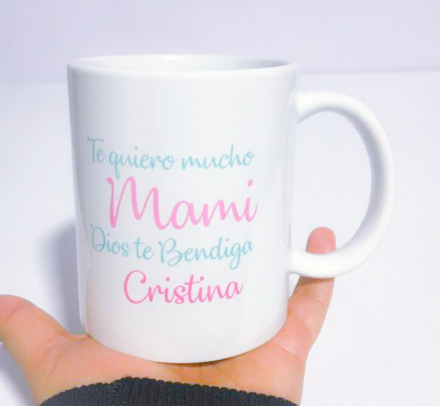 Mug MI PERSONA FAVORITA SE LLAMA MAMÁ... (Nombre)