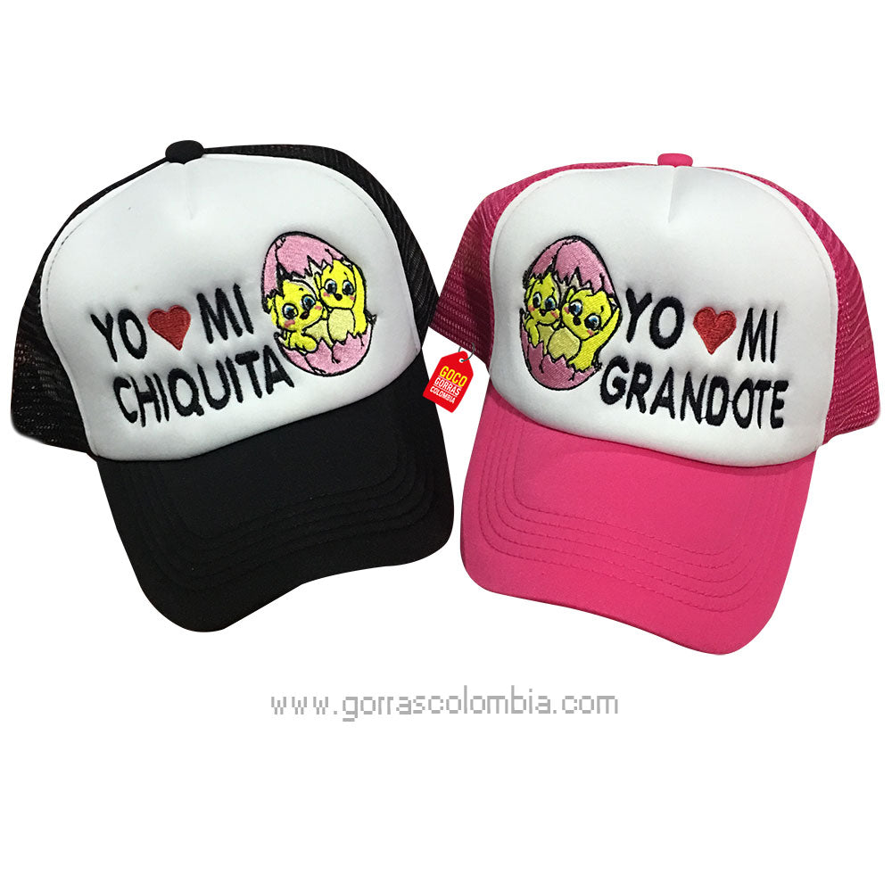 Gorras POLLITOS - CHIQUITA Y GRANDOTE