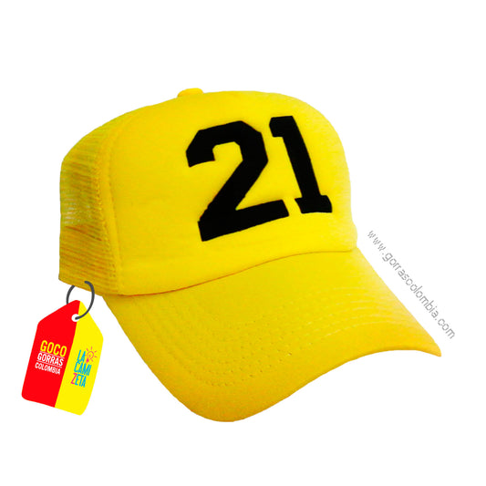 Gorra NÚMERO 21 (Número)