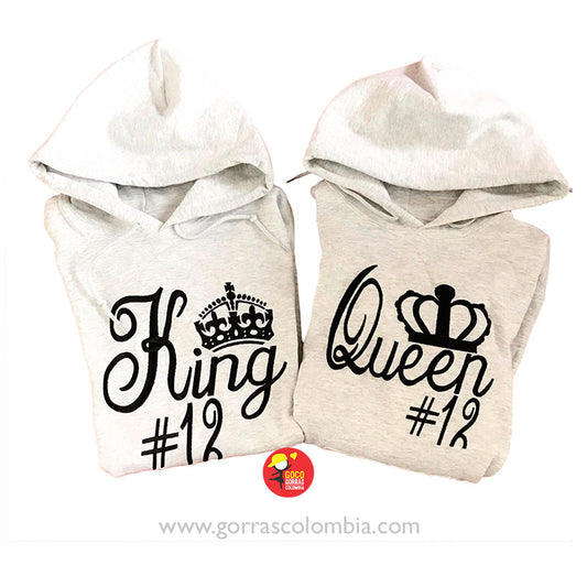 Buzo KING / QUEEN (Numeral)