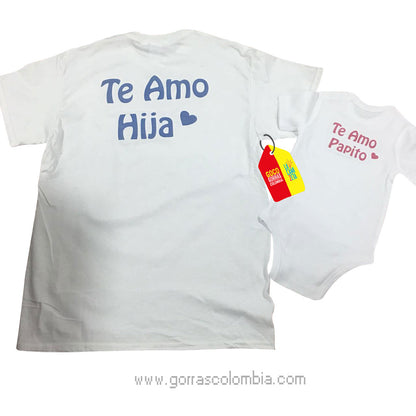 Camiseta / Body TE AMO...