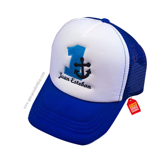 Gorra ANCLA (Nombre-Años)