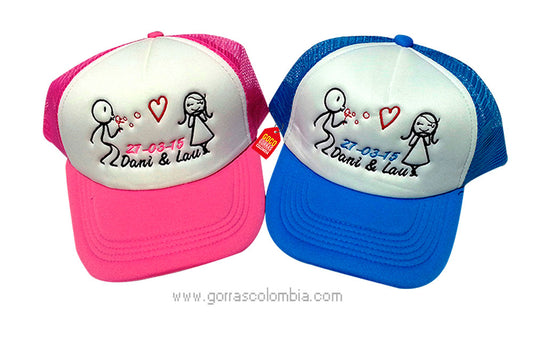 Gorras PALITOS (Nombres-Fecha)