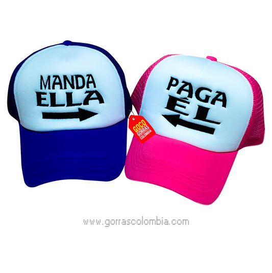 Gorras MANDA ELLA Y PAGA ÉL