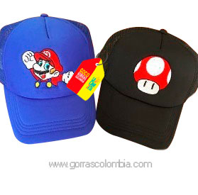 Gorras SUPER MARIO Y HONGUITO