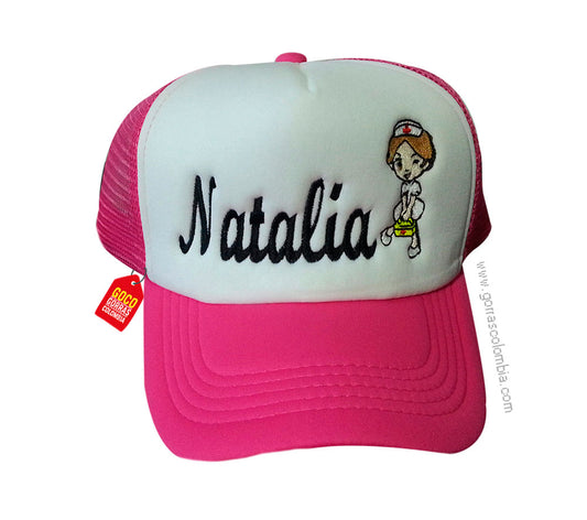 Gorra ENFERMERA (Nombre)