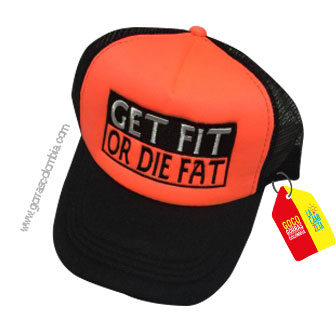 Gorra GET FIT OR DIE FAT