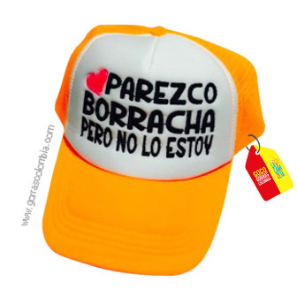 Gorra ❤️PAREZCO BORRACHA PERO NO LO ESTOY