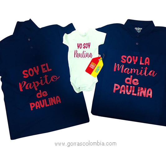 Camiseta Polo / Body - FAMILIA SOY...