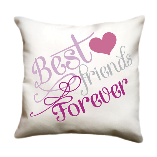 Cojín BEST FRIENDS FOREVER 💜 (Frase)