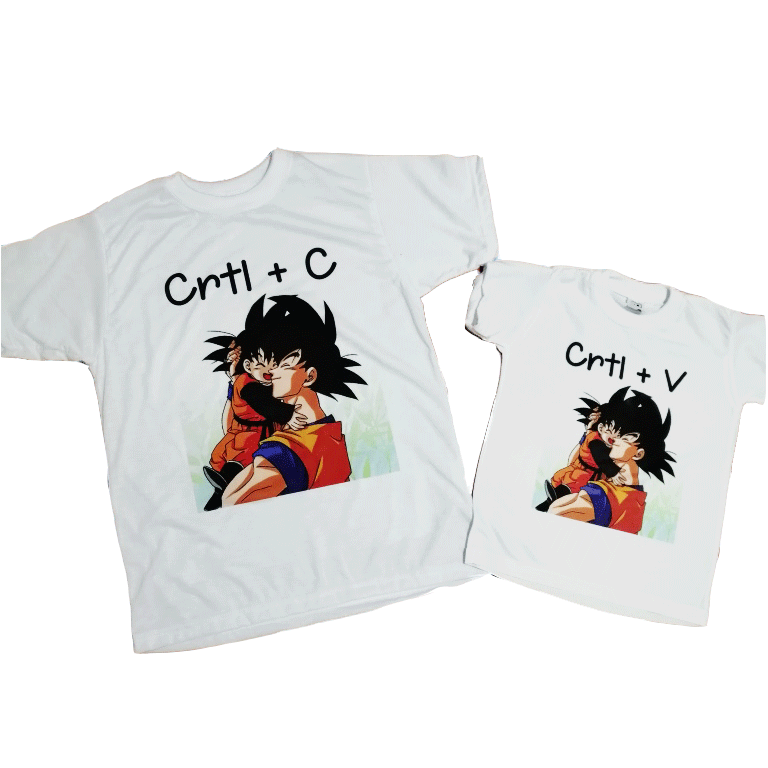 Camiseta padre e hijo Dragon ball Gorras Colombia
