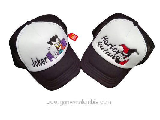 Gorras JOKER Y HARLEY QUINN