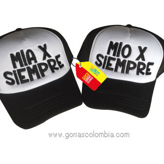 Gorras MIA Y MIO X SIEMPRE