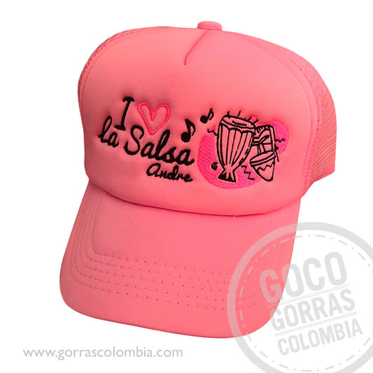 Gorra I LOVE SALSA (Nombre)