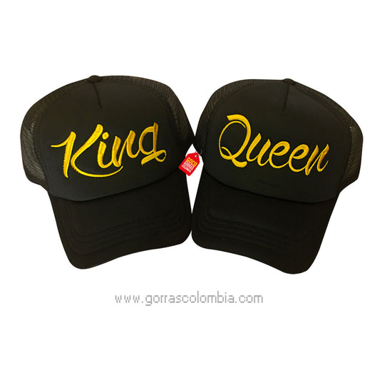 Gorras KING Y QUEEN