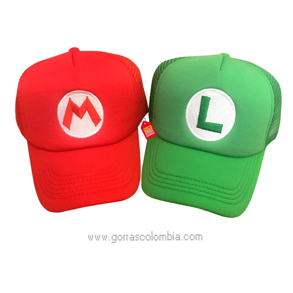 Gorras SUPER MARIO Y LUIGI