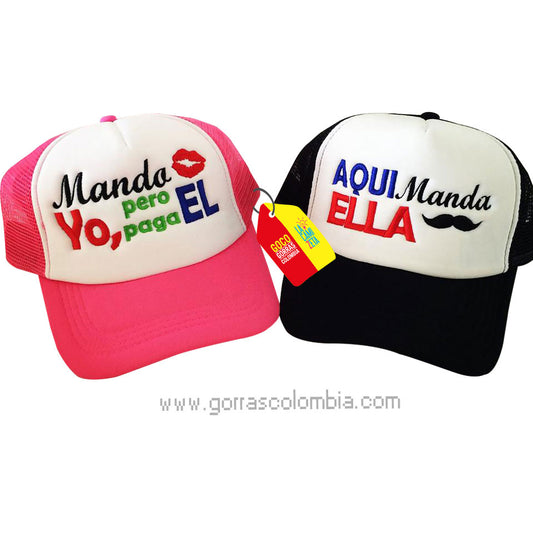 Gorras AQUI MANDA ELLA