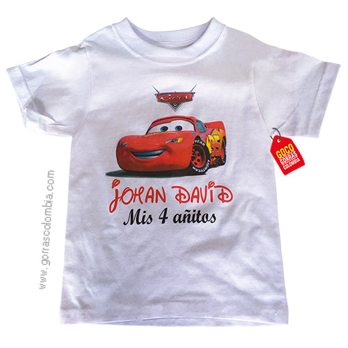 Camiseta CARS RAYO MCQUEEN