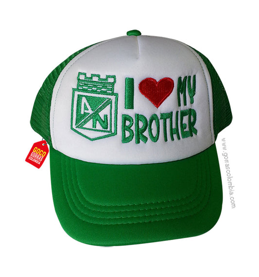 Gorra ATLÉTICO NACIONAL - I LOVE MY BROTHER