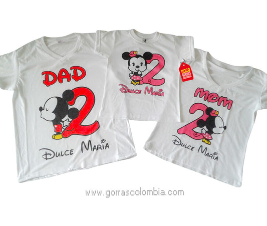 Camiseta MICKEY / MINNIE CUTIES