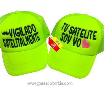 Gorras VIGILADO SATELITALMENTE