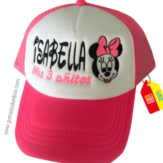 Gorra MINNIE (Nombre-Años)