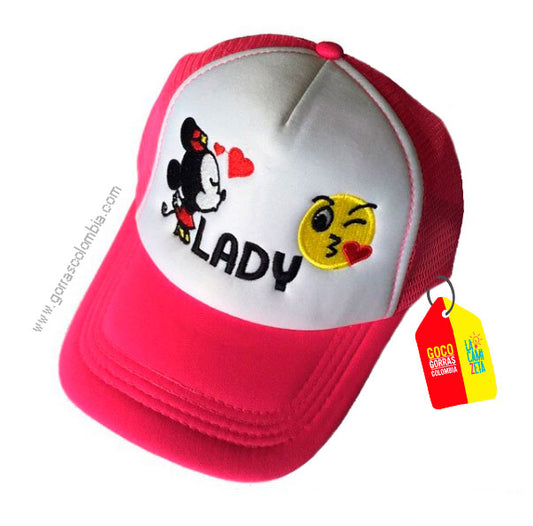 Gorra MINNIE Y EMOJI (Nombre)