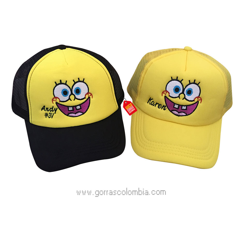 Gorras BOB ESPONJA (Nombres-Numeral)