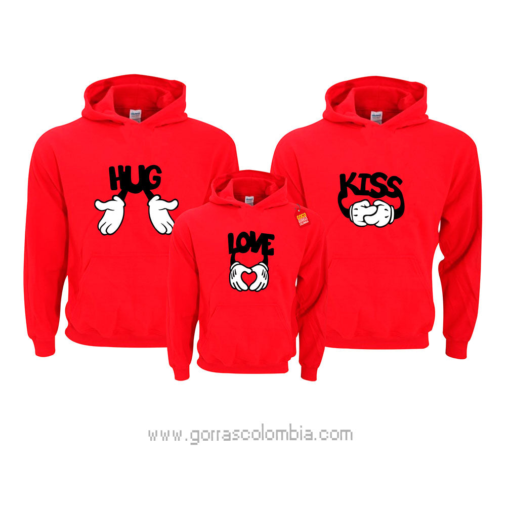 Buzo HUG / KISS / LOVE