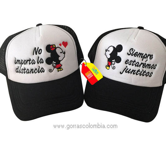 Gorras MINNIE Y MICKEY - JUNTITOS