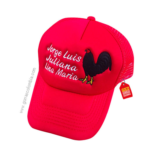 Gorra GALLO (Nombres)