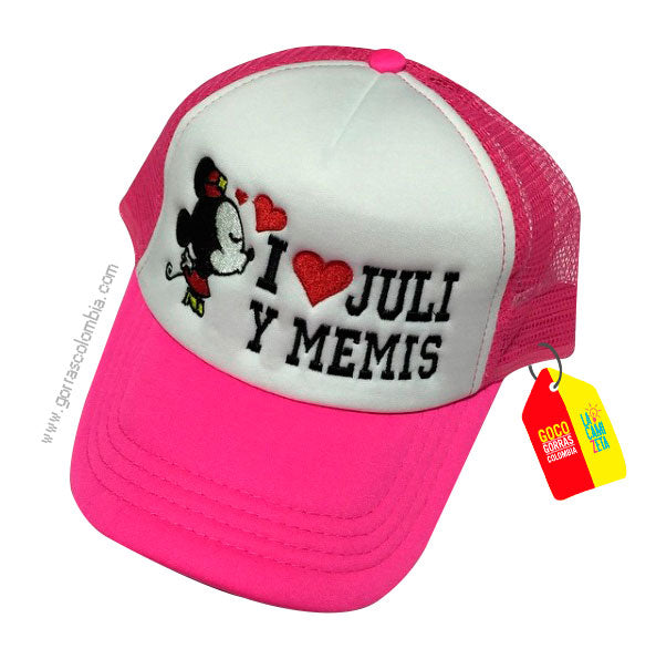 Gorra MINNIE I LOVE (Nombres)