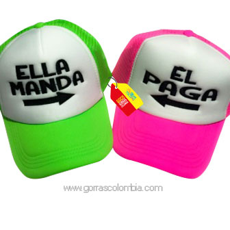 Gorras ELLA MANDA Y ÉL PAGA