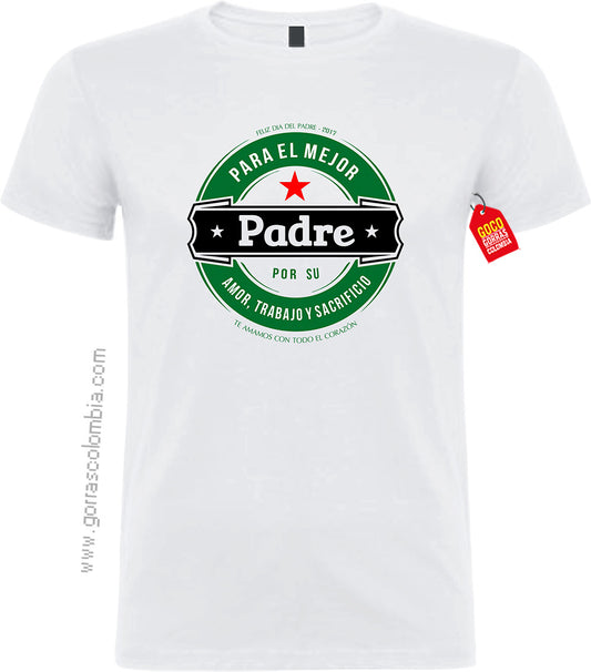 Camiseta PARA EL MEJOR PADRE