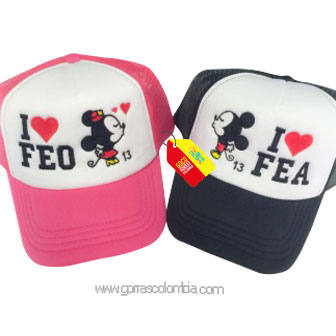 Gorras MINNIE Y MICKEY - FEO Y FEA (Número)