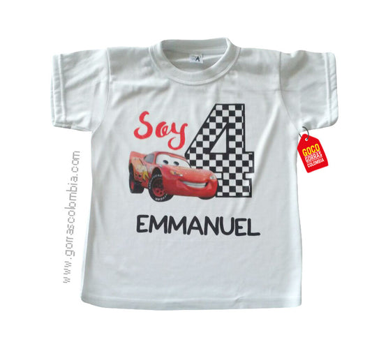 Camiseta CARS RAYO MCQUEEN