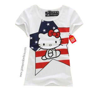 Camiseta HELLO KITTY U.S.A.