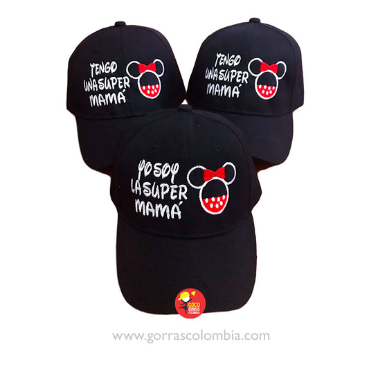 Gorras MINNIE - SUPER MAMÁ E HIJAS