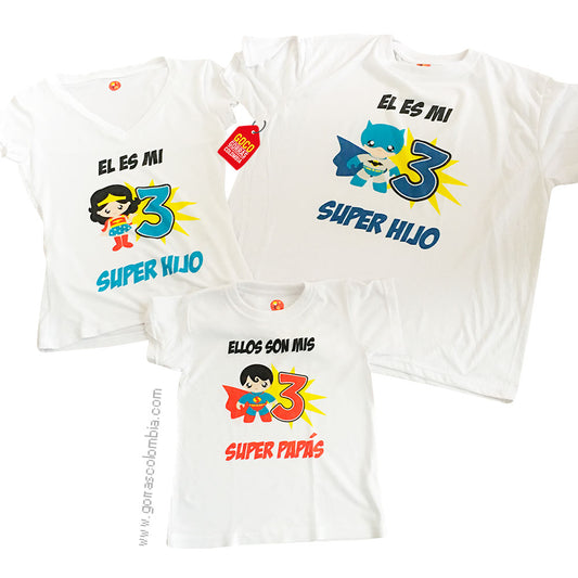 Camiseta SUPER HÉROES