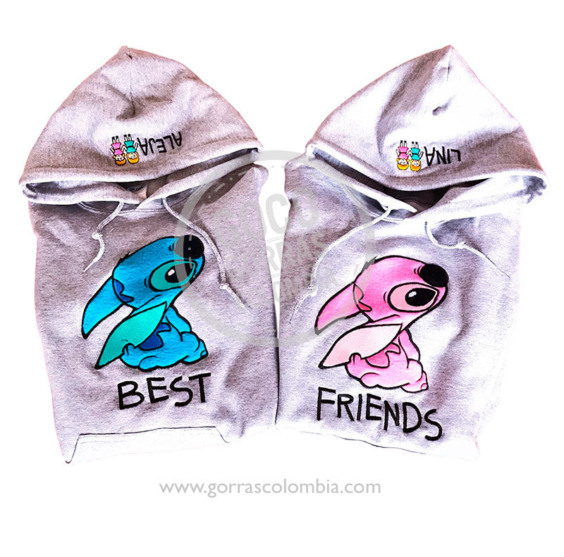 Buzo BEST / FRIENDS - STITCH (Nombre)