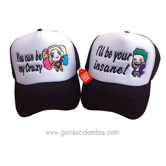 Gorras HARLEY QUINN Y EL GUASÓN