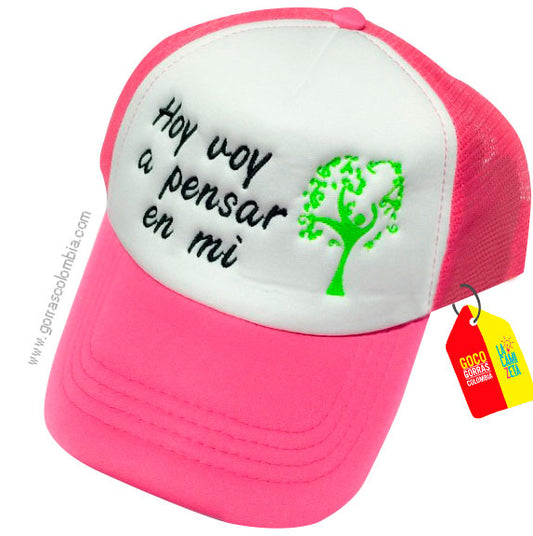 Gorra HOY VOY A PENSAR EN MI
