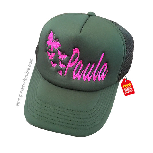 Gorra MARIPOSAS (Nombre)