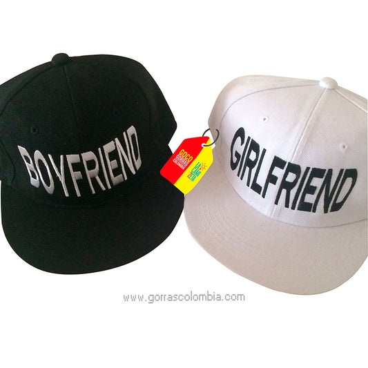 Gorras BOYFRIEND Y GIRLFRIEND