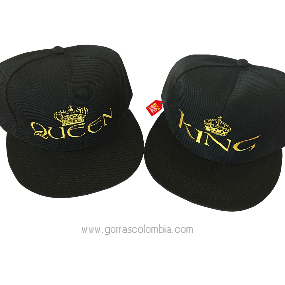 Gorras QUEEN Y KING