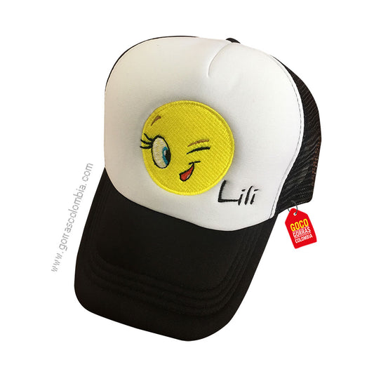 Gorra EMOJI GUIÑO (Nombre)