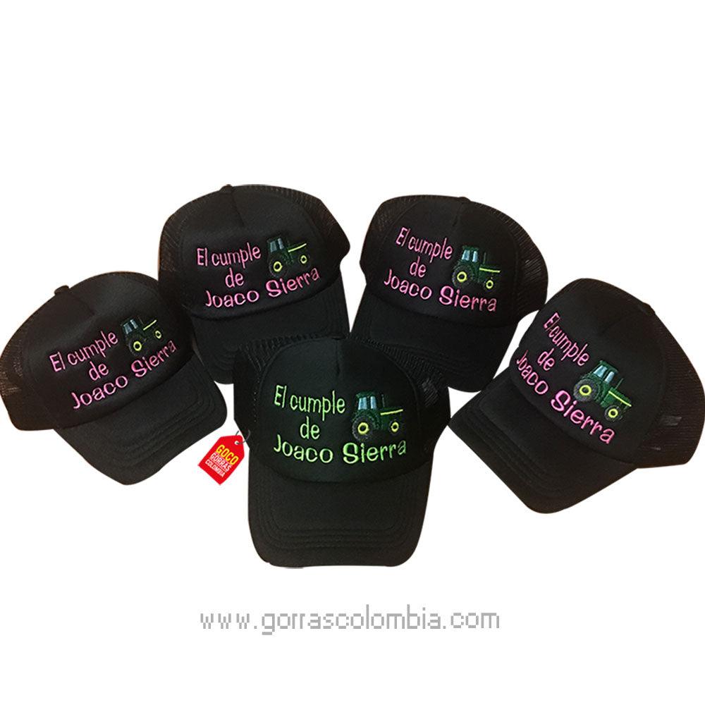 Gorras TRACTOR - CUMPLE DE... (Nombre)