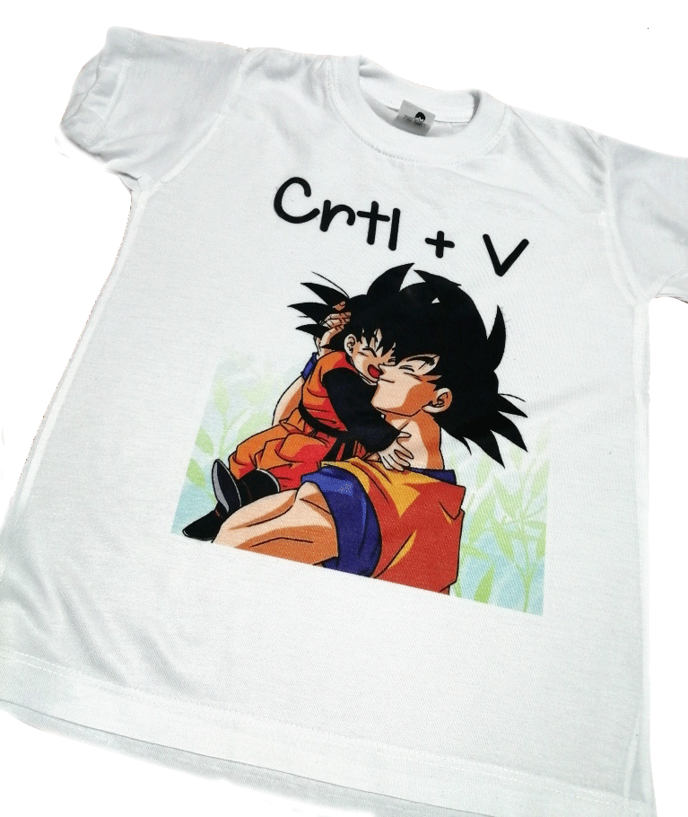 Camiseta DRAGON BALL - GOKU Y GOHAN