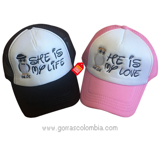 Gorras BUHOS - MY LIFE Y MY LOVE