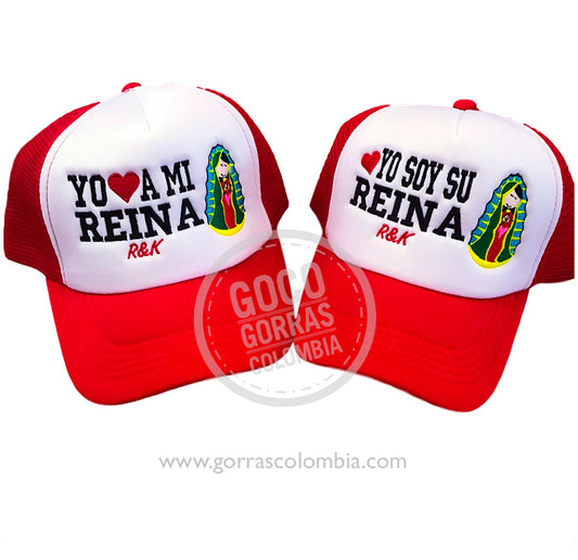 Gorras VIRGEN DE GUADALUPE - MAMÁ E HIJA (Iniciales)